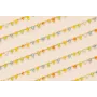 Cadena pivotes de Cristal de 3*2 Multicolor O.Mate / Cadenas de Latón / Zamak
