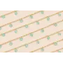 Cadena discos de Cristal de 4*2mm verde Oro Mate / Cadenas de Latón / Zamak