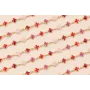 Cadena esmaltes 6*6mm Rojo, Rosa granate Oro Mate / Cadenas de Latón / Zamak