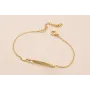 Pulsera 19cms Acero Inox. 19cms Cha / Bases de Pulseras de Acero Inoxidable