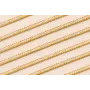 Cadena Strass cristal de 3*1,5mm Lt Rose / Cadenas de Latón / Zamak