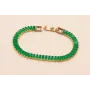 Cadena Strass de 16cms y piedra de  / Bases de Pulseras de Latón / Zamak