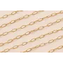 Cadena Acero Inox. Eslabón de 7mm Oro / Cadenas de Acero Inoxidable
