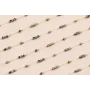 Cadena 1mm Oro Mate con 3 bolas tigre de 3mm Diam / Cadenas de Latón / Zamak