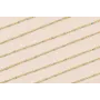 Cadena 1,5mm Oro Mate con Esmaltes de 2mm Ocre / Cadenas de Latón / Zamak