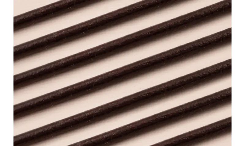 CUERO MARRON 3MM / Hilos y Cordones, Cuero y piel