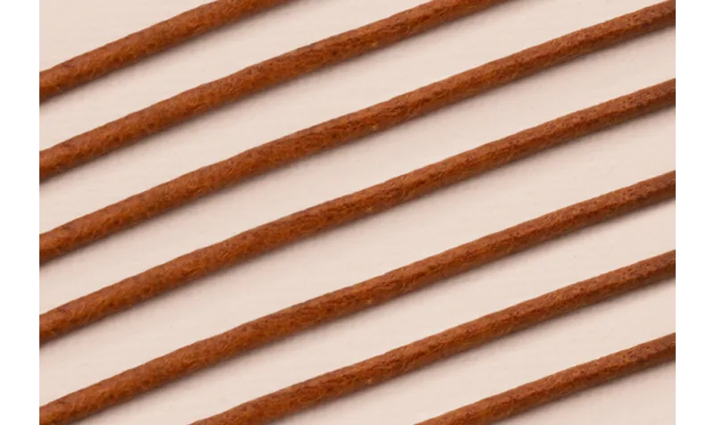Cuero colorWhisky  2mm / Hilos y Cordones, Cuero y piel