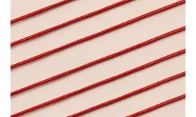 CUERO ROJO 1MM / Hilos y Cordones, Cuero y piel