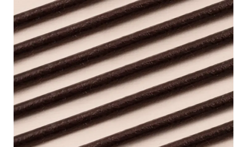 Cuero 4mm Marrón / Hilos y Cordones, Cuero y piel