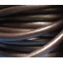 Cuero Marrón redondo 6mm / Hilos y Cordones, Cuero y piel