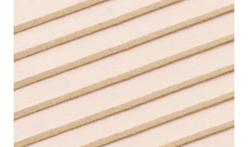 Tira cuero 1 metro-  2mm*0,7 grosor Beige / Hilos y Cordones, Cuero y piel