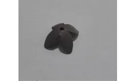 Casquilla 15*10mm Gris claro / Hilos y Cordones, Cuero y piel