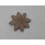 Flor 30mm Beige / Hilos y Cordones, Cuero y piel