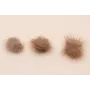 Pompón Pelo 30mm color visón / Hilos y Cordones, Cuero y piel