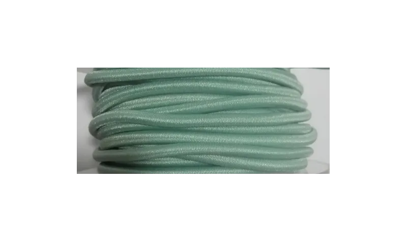 Cordón Goma Alta Calidad 3mm VERDE MENTA