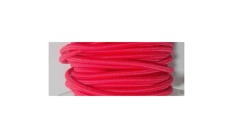 Cordón Goma Alta Calidad 3mm FUXIA / Hilos y Cordones, Cordón de goma