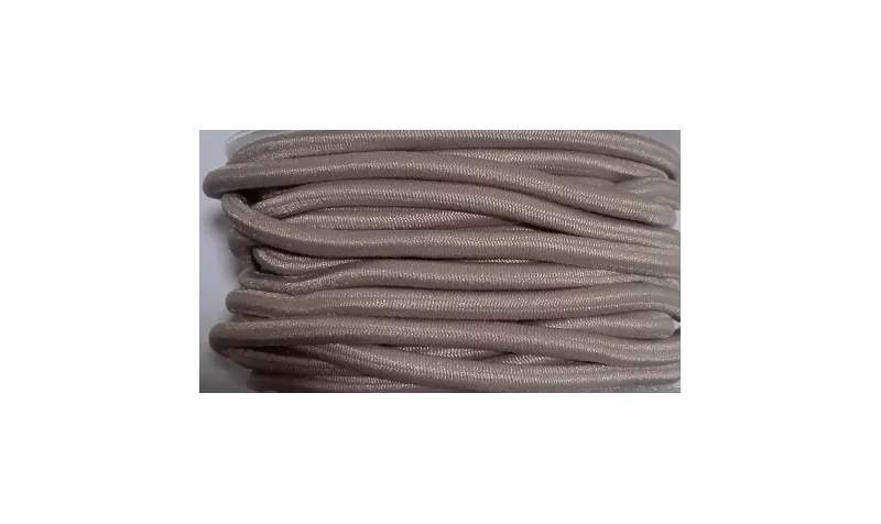 Goma 3mm Visón / Hilos y Cordones, Cordón de goma