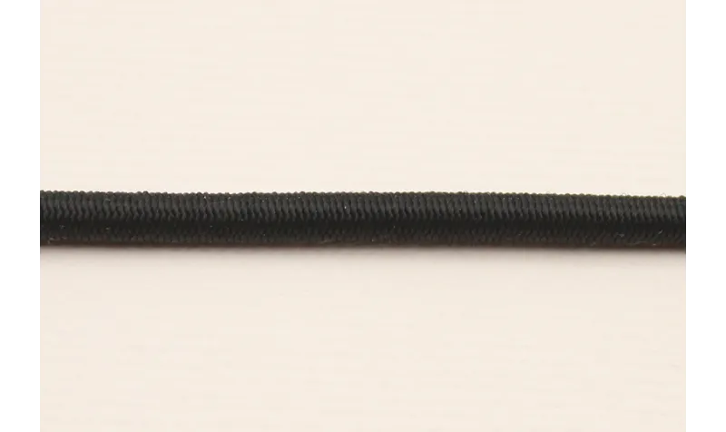 Goma 3mm Negra / Hilos y Cordones, Cordón de goma