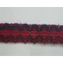 Cinta étnica 15mm base Roja / Lazos