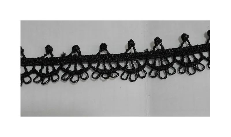 Lazo Choker negro filigrana 13mm ancho / Lazos