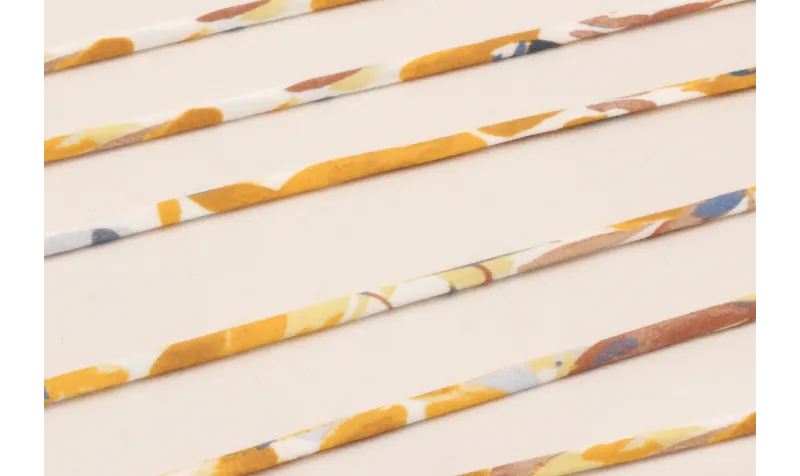 Lazo Liberty 4mm Colores naranjas