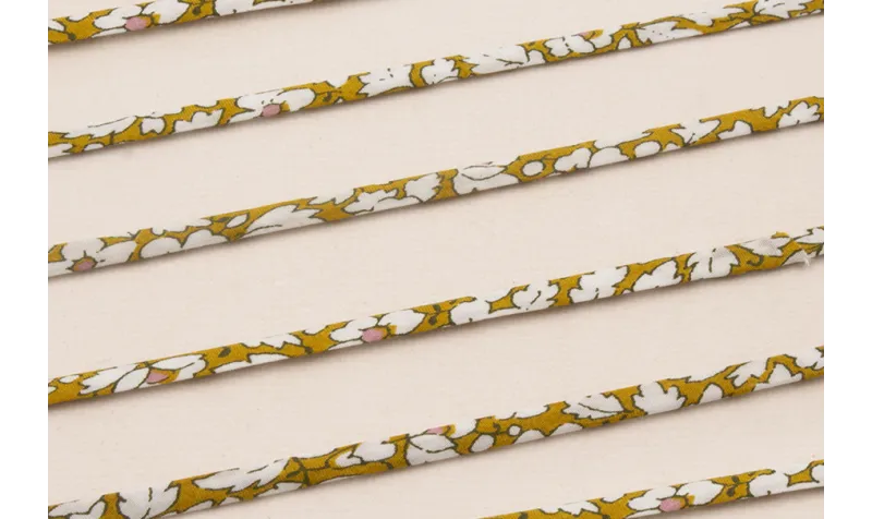 Lazo Liberty 4mm Amarillos y Blancos / Lazos