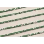 Lazo Liberty 4mm Verdes y Balncos / Lazos