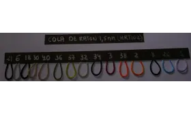 COLA RATON 1,5MM Naranja / Hilos y Cordones, Cola de ratón