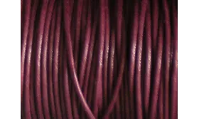 SIMIL CUERO 2MM GRANATE / Hilos y Cordones, Algodón / Símil