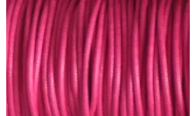 SIMIL CUERO 2MM Rosa Claro / Hilos y Cordones, Algodón / Símil