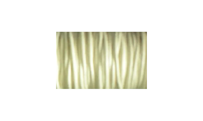 SIMIL CUERO 2MM BEIGE / Hilos y Cordones, Algodón / Símil