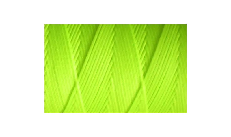 Hilo algodón encerado plano Fluor Amarillo / Hilos y Cordones, Algodón / Símil
