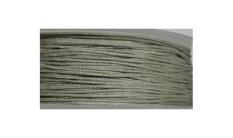 Hilo Macramé 1mm Gris / Hilos y Cordones, Algodón / Símil