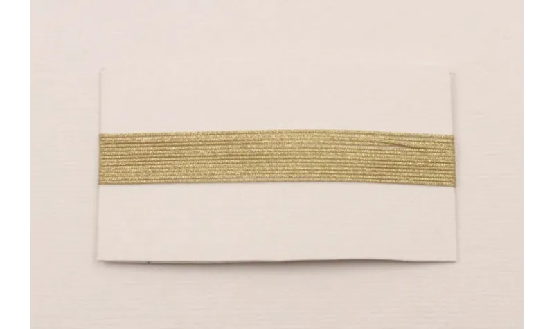 Hilo Macramé metálico Dorado Pálido 0,65mm / Hilos y Cordones, Algodón / Símil