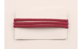 Cordón retorcido 4mm Color Coral / Hilos y Cordones, Algodón / Símil