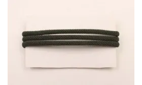 Cordón retorcido 4mm Verde Ingles / Hilos y Cordones, Algodón / Símil