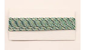 Micro Driza 0,9mm color Azul, Gris y Oro / Hilos y Cordones, Algodón / Símil
