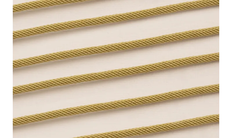 Cordón retorcido trenzado 3mm Beige / Hilos y Cordones, Algodón / Símil