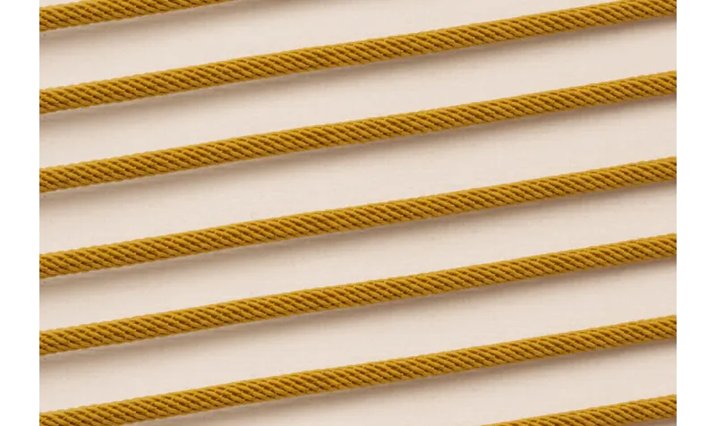 Cordón retorcido trenzado 3mm Mostaza / Hilos y Cordones, Algodón / Símil
