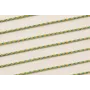 Driza 2mm Hilo Metálico Verde y Turquesa / Hilos y Cordones, Algodón / Símil
