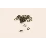 ARANDELA PEQ OVAL ORO VIEJO 40*28*07 / Arandelas de Latón / Zamak