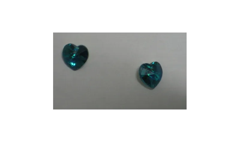 COLGANTE CORAZON 10,3x10 SWA blue zircon ab. FCO130-14