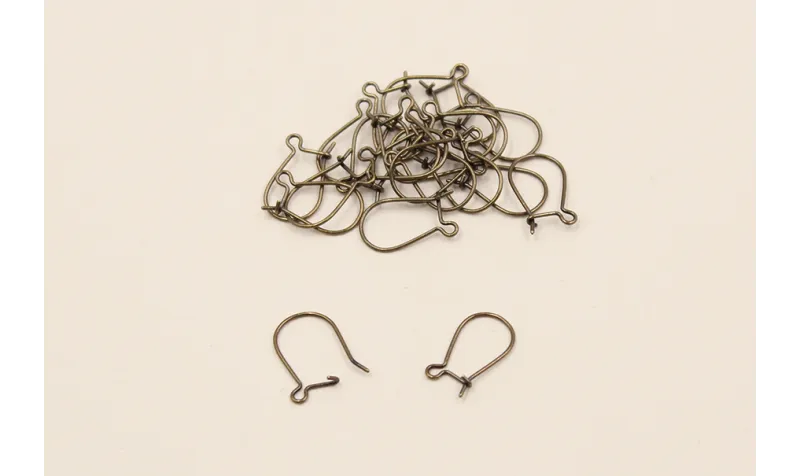 GANCHO SENCILLO Oro Viejo / Base Pendientes 