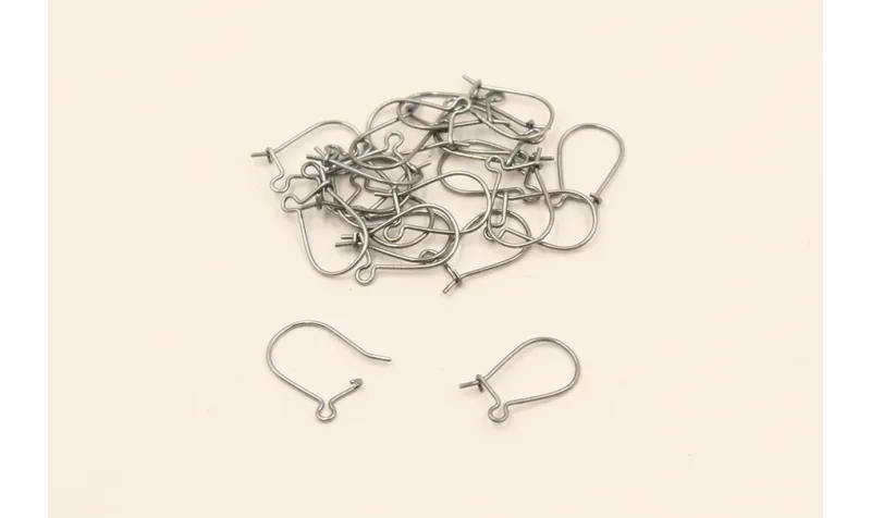 GANCHO SENCILLO Plata Vieja / Base Pendientes 