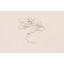 GANCHO HIPPIE GUSANO BOLA PLATA / Base Pendientes 