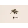 PdTE DORMILON CABEZAL BOLA 4MM ANILLA Oro viejo / Base Pendientes 
